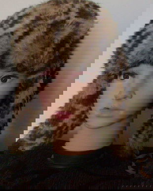 CACIULA BLANA NATURALA LEOPARD