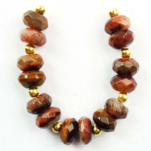 Agate fatetate-14 rondele