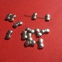 Fundita argintie aprox 10x5.5x3 mm