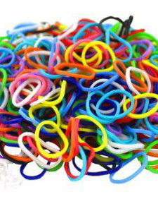 200 elastice loom bands