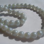 Perle din STICLA gri - argintii de aprox 10.5 mm