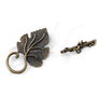 Inchizatoare decorativa bronz antic - toggle - Frunza vita de vie