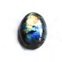 Cabochon Labradorit Oval flashy - spectrolit superb