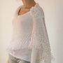 Sal tricotat, crosetat  mohair