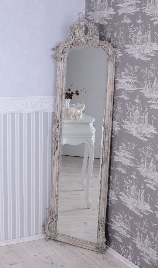 OGLINDA JUGENDSTILL DIN CRISTAL CU O RAMA GRI