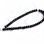 Spinel negru microfatetat - 52 buc aprox. 3 x 4 mm