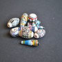lot 10 Margele peruviene din ceramica 07