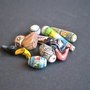 lot 10 Margele peruviene din ceramica 03
