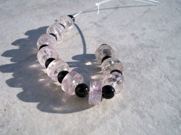 Rondele cuart cristal