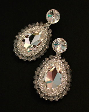 cercei swarovski lacrima