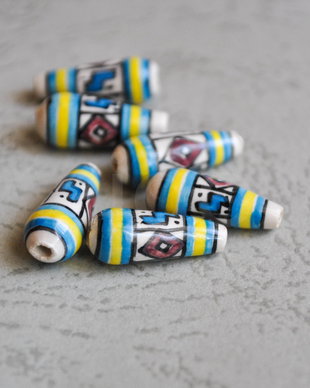 Margele peruviene din ceramica