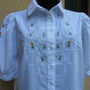 Bluza rustica cu broderie