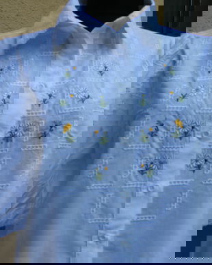 Bluza rustica cu broderie