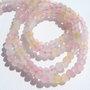 Agate mix in culori pastel rondele mici fatetate sir aprox 18.5 cm