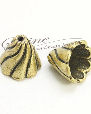 Capac con bronz antic, 13x12mm