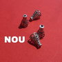 Con din argint antichizat aprox 7.5x11 mm