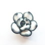 LFF200 - floare fimo alb cu negru