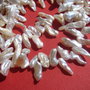 Perle Biwa albe sir de aprox 10 cm fara inchizatoare