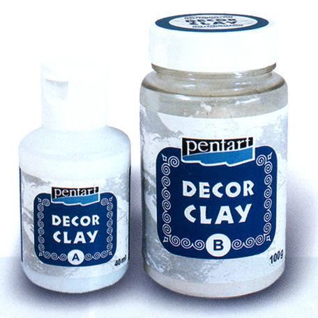 Set decor clay (100g+ 40ml)