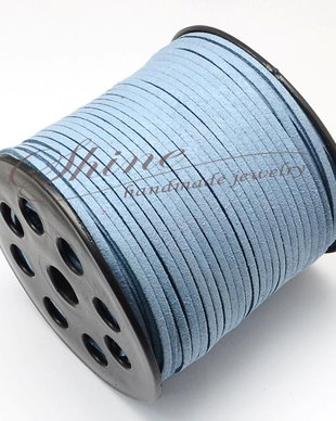Snur Suede, Light Steel Blue