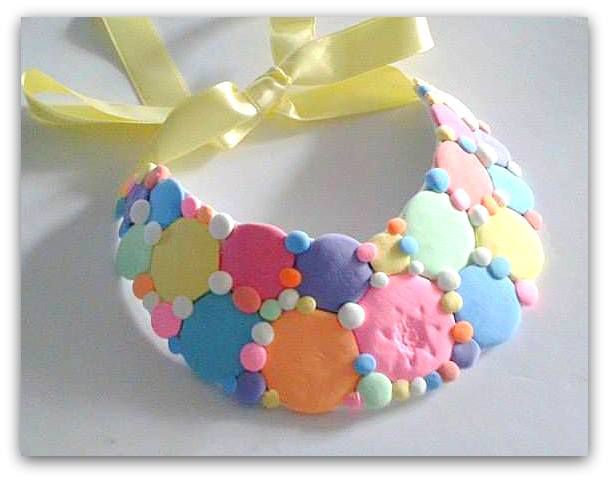 Colier unicat ,, Pastel"