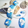 Blue  set bijuterii