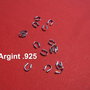 Wire Guardian din Argint 925 rodiat  MIC, aprox 4 x 5 mm