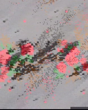 Bumbac cu flori 3,35m / 2,26m