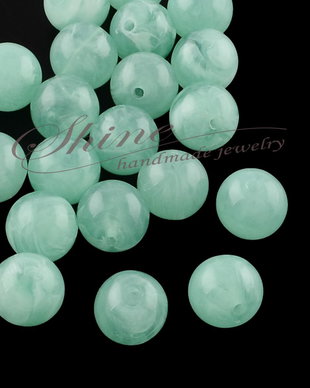 Margea acril Medium Aquamarine, 12mm