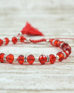 Bratara cu cristale si zirconii ''Poppy''