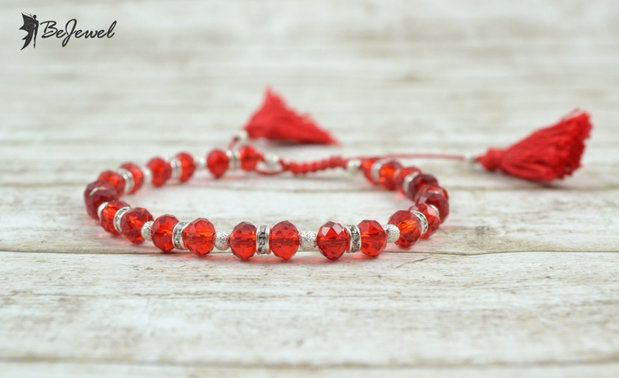 Bratara cu cristale si zirconii ''Poppy''
