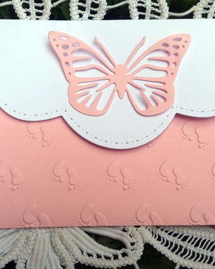Invitatie cu fluture