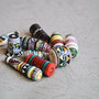 Lot Margele peruviene din ceramica 02