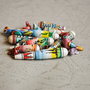 Lot Margele peruviene din ceramica 20