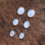 Set 3 perechi  - moonstone cu straluciri albastre si multicolore - forme diverse - PM031