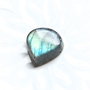 Cabochon Labradorit lacrima - flashy - D16