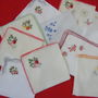 Set 11 batiste cu broderie