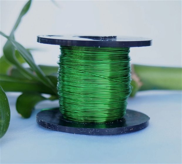 Sarma colorata 0.315mm, verde smarald (1rola)