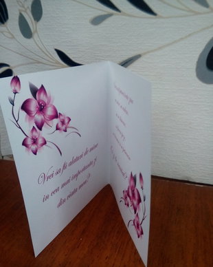 Invitatie Domnisoara de onoare