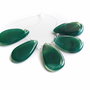 Lot pandantive   - Agat Verde smarald