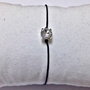 Bratara snur cu stras Swarovski Xirius 6mm Crystal