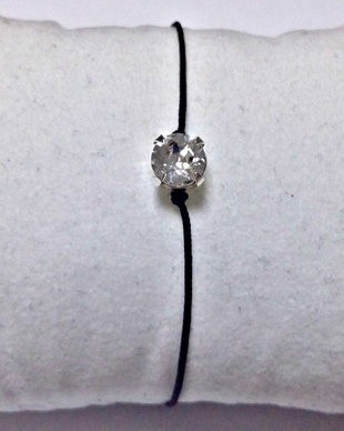 Bratara snur cu stras Swarovski Xirius 6mm Crystal