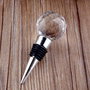 9639 - Dop pt sticle, decorativ, reutilizabil, cristal fatetat metal inoxidabil cauciuc, 30x95mm