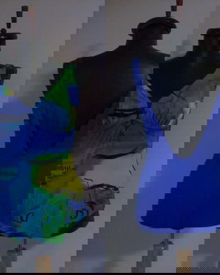 COSTUM DE BAIE ALBASTRU MARIN