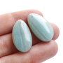 Pereche Amazonit - natural, netratat