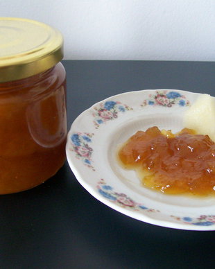 DULCEATA DE PEPENE GALBEN cu zahar brun si stevie dulce
