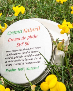 Crema de plaja spf 50 pentru copii si bebelusi