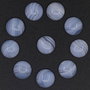 9235 - (2buc) Cabochon, agata, bleu, 12mm