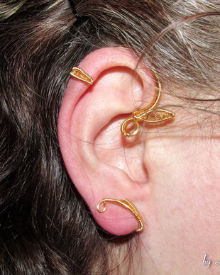Cercel ear cuff Belle (Frumoasa si Bestia)