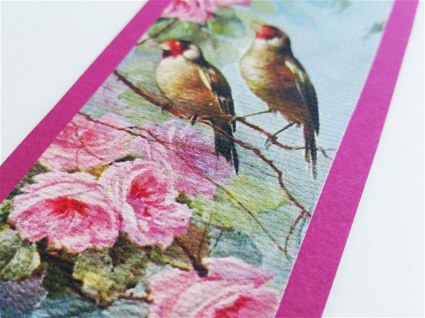 Semn de carte - Pink Bird
